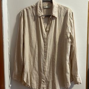 Abercrombie & Fitch Linen Blend Button Down